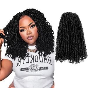 12-Inch Yanky Twist Crochet Hair – 10 Packs Pre-Twisted Mini Spring Senegalese